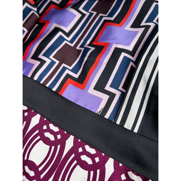 Trina Turk Printed Boat-Neck Kimono Dress Size 0 - Picture 8 of 8